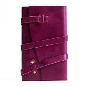 Portland Leather Goods Boysenberry Wrap Journal Medium BRAND NEW!